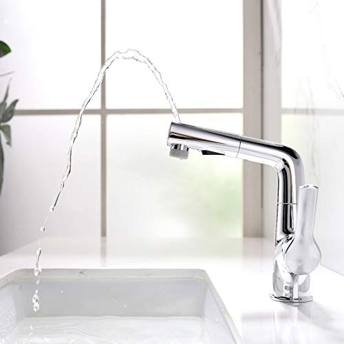 Robinet de lavabo en alliage de zinc blanc double commande haut de gamme