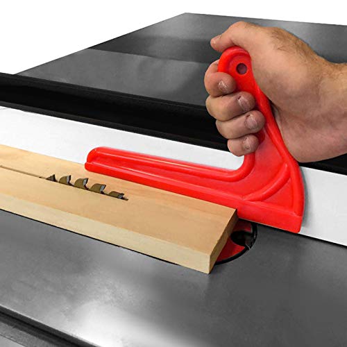 4Pcs Safety Plastic Woodworking Protective Hand Saw Push Sticks Tool For Carpentry,Ideal for Woodworkers and Use On Table Saws, Router Tables, Jointers and Woodworking (Red)