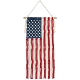 Solid Oak Make-Rame Macrame Wall Hanging Old Glory Kit