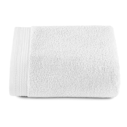 Top Towel - Premium - Grandes Serviettes de Bain - Serviettes de Bain - 1 Grande Serviette de Douche - 100 x 150 cm - 100% Coton - 600 grammes - Blanc