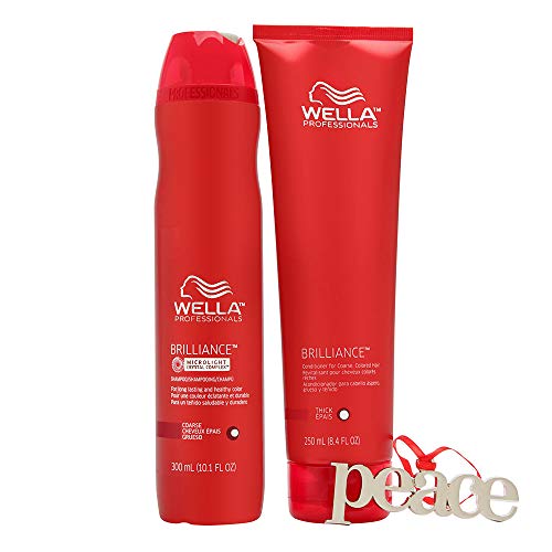 Brilliance Coarse Shampoo 10.1 Fl. Oz. And Conditioner 8.4 Fl. Oz. by Wella