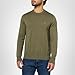 BOSS, Square Logo Cotton Blend Knit Sweater, Kalamata Green, XXL