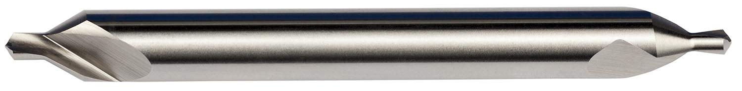 Dormer A242 Foret à centrer HSS-E en acier cobalt haute vitesse avec pilote 118 degrés et cône 60 degrés 3 x 8 mm