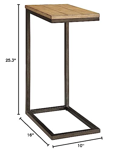 Carolina Chair And Table Ashley Computer Tray Table, Chestnut/Black #TOP2