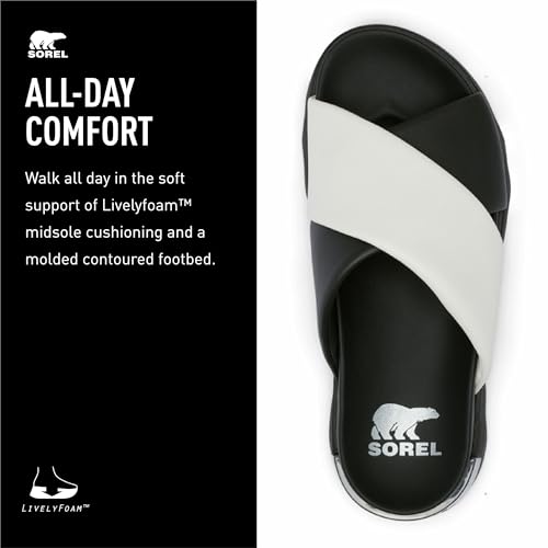 Sorel Women's Viibe Crisscross Slide Sandals4