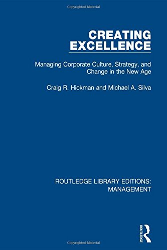 Creating Excellence: Managing Corporate Culture, Strategy, and Change in the New Age