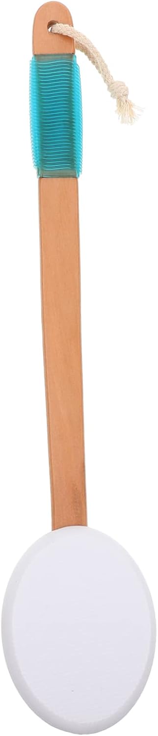 Shower Brush Long Handle Body Exfoliator Bath Brush for Sunscreen Application and Back Scrubbing