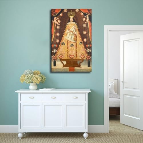 Impression sur toile Notre Dame de Bethléem cadre suspendu - 4