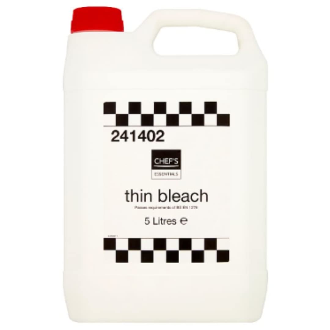 Chef's Essentials Thin Bleach 5 Litres x 3 Packs