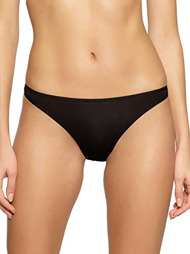 Felina | Sublime Thong | Panty | 5-Pack | Low Rise | Stretch | Minimal Coverage (Neutrals, Small) #TOP1