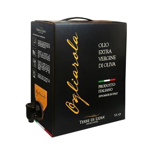 Terre Di Lidia - 1 x de 3 Litres - Huile d'olive extra vierge - Morò - Bag in Box 3 L - Produit 100% italien - Cultivar Ogliarola – Campagne 2023/2024