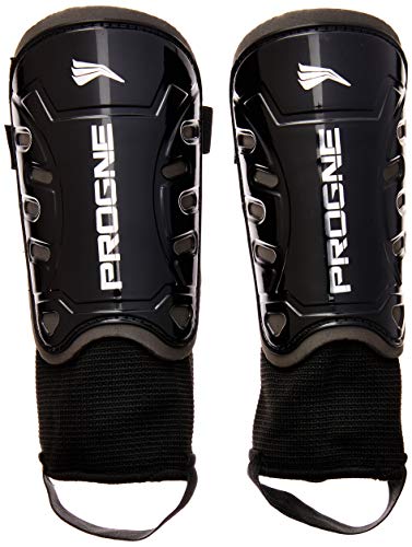 PROGNE SPORTS REF 010 Caneleira de Proteção para Futebol, U, Preta