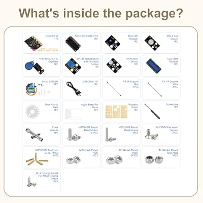 STEM Kits for Kids Age 12+, ACEBOTT Smart Home Basic Starter Kit(Included Micro:Bit), STEM Toys Compatible with Makecode, Coding Set with House Building, Sensors & App Control, for Boys and Girls
