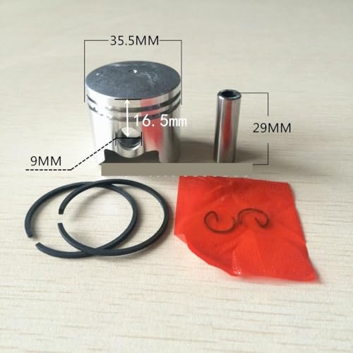 Anillo de pistón de 36 mm y kit para motor de 33CC 2