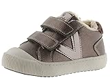 Zapatillas victoria victoria Plano VICTORIA Huellas Zapatilla SINTÉTICA Tiras Metalizado/Borreguito 1365101-KIDS para Unisex-niños Antracita 32