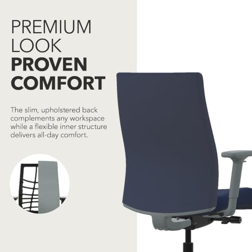 Image of HON Ignition 2.0 Ergonomic Office Chair, Lumbar Support, Desk Chair, Indigo