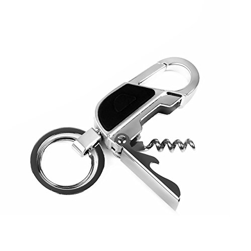 OFKPO Portachiavi Apribottiglie in Lega di Zinco con Luce a LED