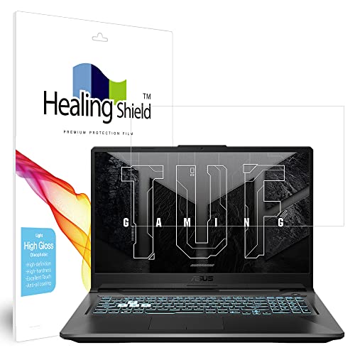 Muellery Healingshield XLV[tیtB Screen Protector Light Oleophobic High Gloss Film Compatible with ASUS TUF Gaming A17 FA70
