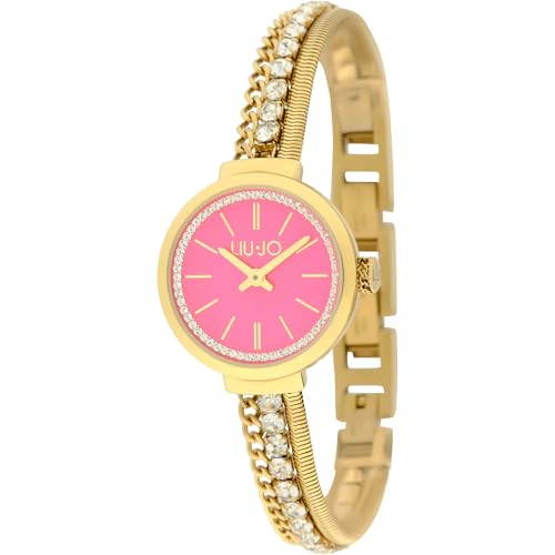 Montre femme Liu Jo TLJ2366, le cadeau moderne idéal en acier doré avec bracelet trois couches
