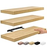 Sorbus Floating Shelves for Wall - 24' Bathroom Shelves, Wall Decor for Bedroom, Kitchen, Living...