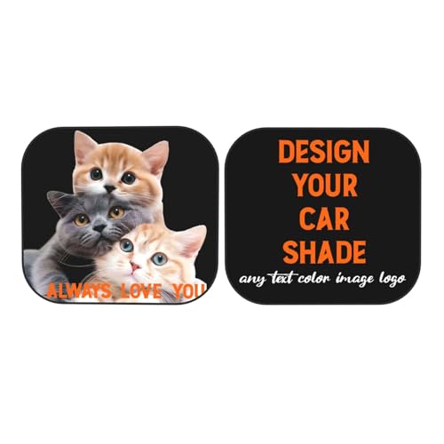Pare-soleil voiture pliable avec votre design pour garder l'habitacle frais lors des trajets