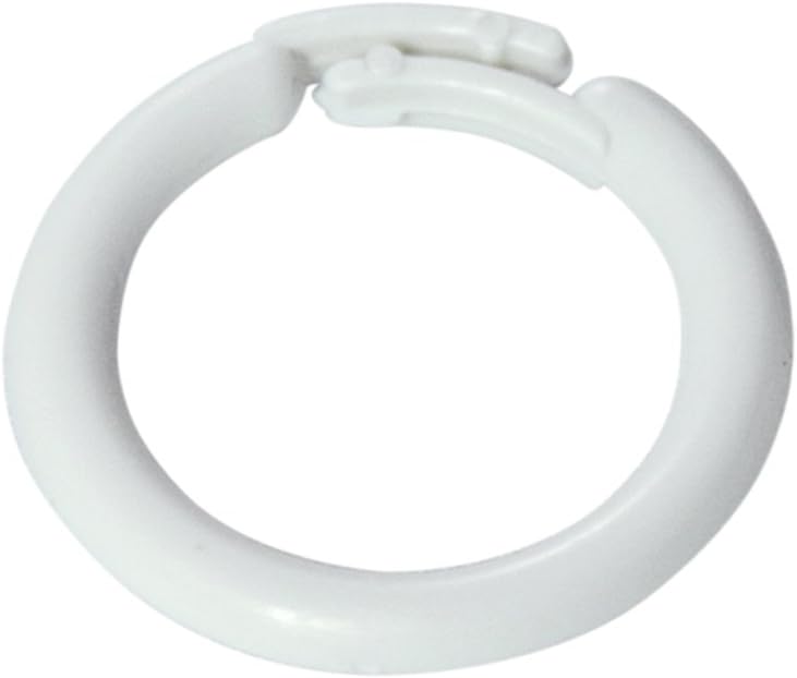 Home Sewing DepotWhite Plastic Split Rings for Shades & Valances, 1/2" Id-7/8"od 25/pkg
