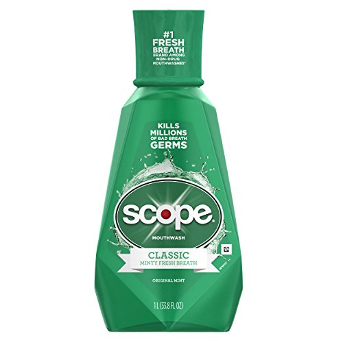 Scope Classic Mouthwash Original Mint Flavor, 33.8 oz