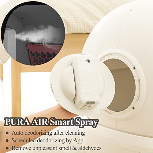 Petkit Self Cleaning Cat Litter Box Pura Max, Newest Version Automatic Cats Litter Box App Remote Control With Large Space #TOP5