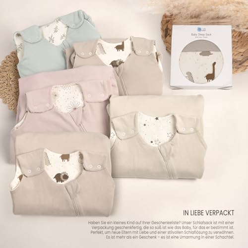 Gigoteuse bébé en coton et élasthanne extensible lulumoon 70 cm - 8