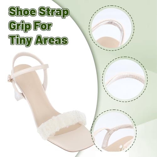 Image of 34 Pcs Shoe Strap Silicone Grip High Heel Sandals Gel Protector Strips Anti Slip Cushion Inserts Pad Sling Backs Foot Support Sticker for Sports Sneakers Women Men
