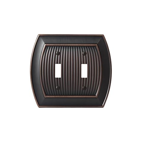 Amerock Oil-Rubbed Bronze 2 Toggle Wall Plate Cover