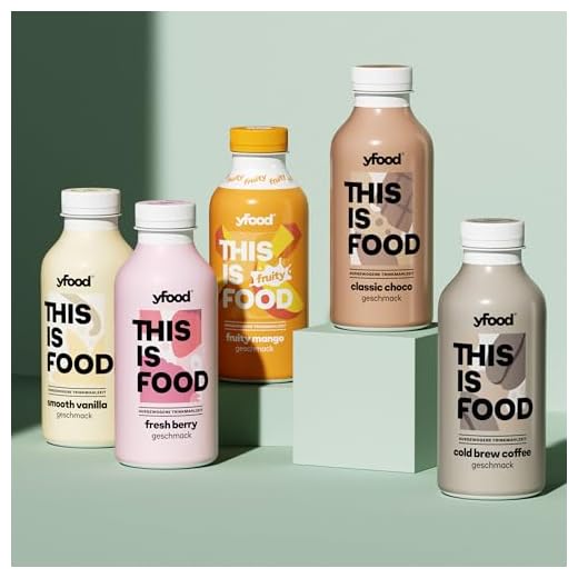 yfood Trinkmahlzeit Probierpaket Classic, 5 x 500ml, inkl. 1,25 € Pfand (5 x 500 ml, Probierpaket classic) - Vollwertig & ready-to-drink