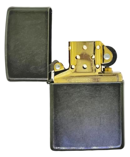 Mechero Zippo Clásico a prueba de viento Gris miniatura 2