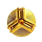 100% nagelneu KAnduo F for Suzuki GSXR GSX-R 600 750 1000 1000 R/X Gsx-r1000 2003-2023 Motorrad Zubehör Motor Filter Tasse Stecker Abdeckung Schraube Y (Color : Glod)
