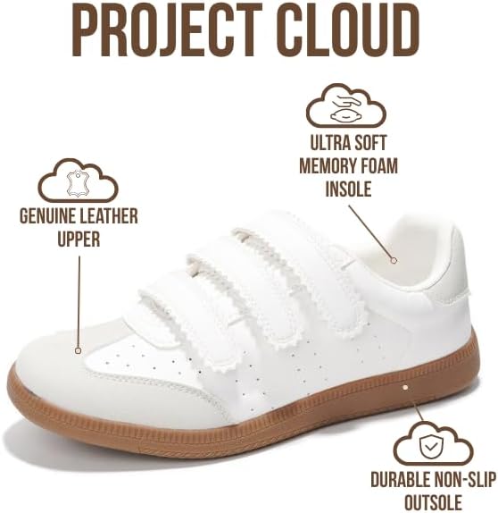 Project Cloud Sneakers for Women – Stylish & Comfortable Women's Fashion Sneakers with Memory Foam Insole – Non Slip & Lightweight Womens Shoes – Fashion Shoes for Women (Ysabelle) - Image 3