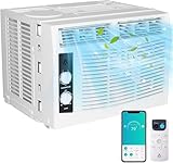 Window Air Conditioner, 5000 BTU Window AC Unit with Remote Control & Timer Function & Easy Install Kit, Fast Cooling, for Small Bedrooms