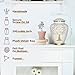 Trupoint Memorials Cremation Urns for Human Ashes, Tree of Life Decorative Burial Urn for Adult Men and Women, Large White