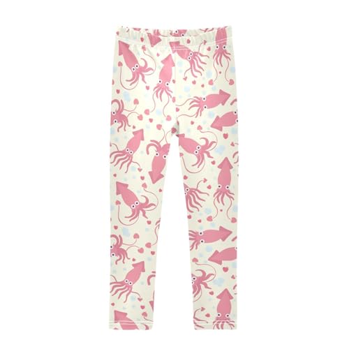 ZZKKO Girls Leggings Cuttlefish Toddler Girls Clothes Leggings for Girls Toddler Girls Leggings 3-4T