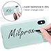 MILPROX Compatible for iPhone X/Xs Silicone Series Liquid Silicone Gel Rubber Slim Fit Case with Soft Microfiber Cloth Lining Cushion Compatible for iPhone X/iPhone Xs Mint