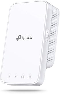 TP-Link RE300 AC1200 Mesh Wi-Fi Range Extender, 1200Mps Speed, Dual Band, Wi-Fi Booster, Repeater, High Speed Mode, Works with any Wi-Fi Router