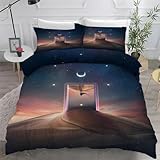 [Motif D'impression 3D]: la housse de couette adopte la technologie d'impression numérique 3D, le motif est plus clair et toute la pièce est pleine de couleurs. Cette housses de couettes de haute qualité est le meilleur cadeau pour les enfants ou les amis.