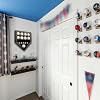 Verani Baseball and Baseball Bat Display Case Lockable Wood Cabinet Rack Holder for Baseball Shadow Box with UV Protection Acrylic Door Wall Mount Display Cabinet for Baseball Enthusiast Collectible