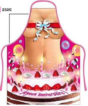 Tablier De Cuisine Humoristique Bon Anniversaire Sexy Fille Amazon Fr Hygiene Et Sante