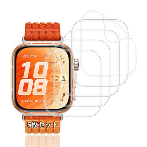 5���Z�b�g�z �p HUAWEI WATCH FIT 5 Pro �ی�t�B���� �ی�J�o�[ �Ή� �X�}�[�g�E�H�b�` Fit 5 Pro �t�B���� �P�[�X TPU�� �J�o�[ 24���Ԏ����C���Z�p �Ή� WATCH FIT 5 Pro �t���ی�t�B���� �����ߗ�