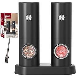 CIRCLE JOY Electric Salt and Pepper Grinder Set