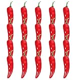 Mini poivrons artificiels – pour la décoration de la maison, de la cuisine, des hôtels et des restaurants, des boutiques, des marchés, des spectacles, des jeux alimentaires, des accessoires de photographie, des décorations de piment