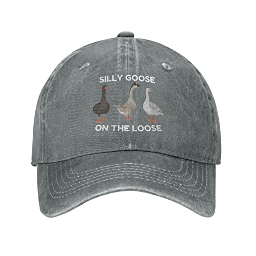Image of Funny Silly Goose Hat Silly Goosee On The Loose Hat for Women Dad Hats Funny Hats