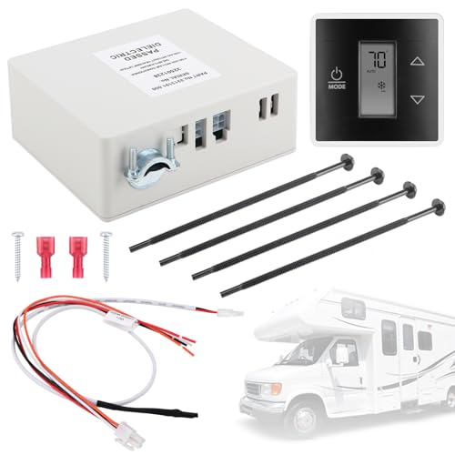 3316230.000 RV Wall Thermostat Relay Box Kit with LCD Display Replacement for Dometic Control Kit for Cool/Furnace Control for RV/Camper Conditioners 3316230.700