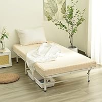 Amazon｜パイプベッド 折りたたみベッド シングルベッド 組立簡単