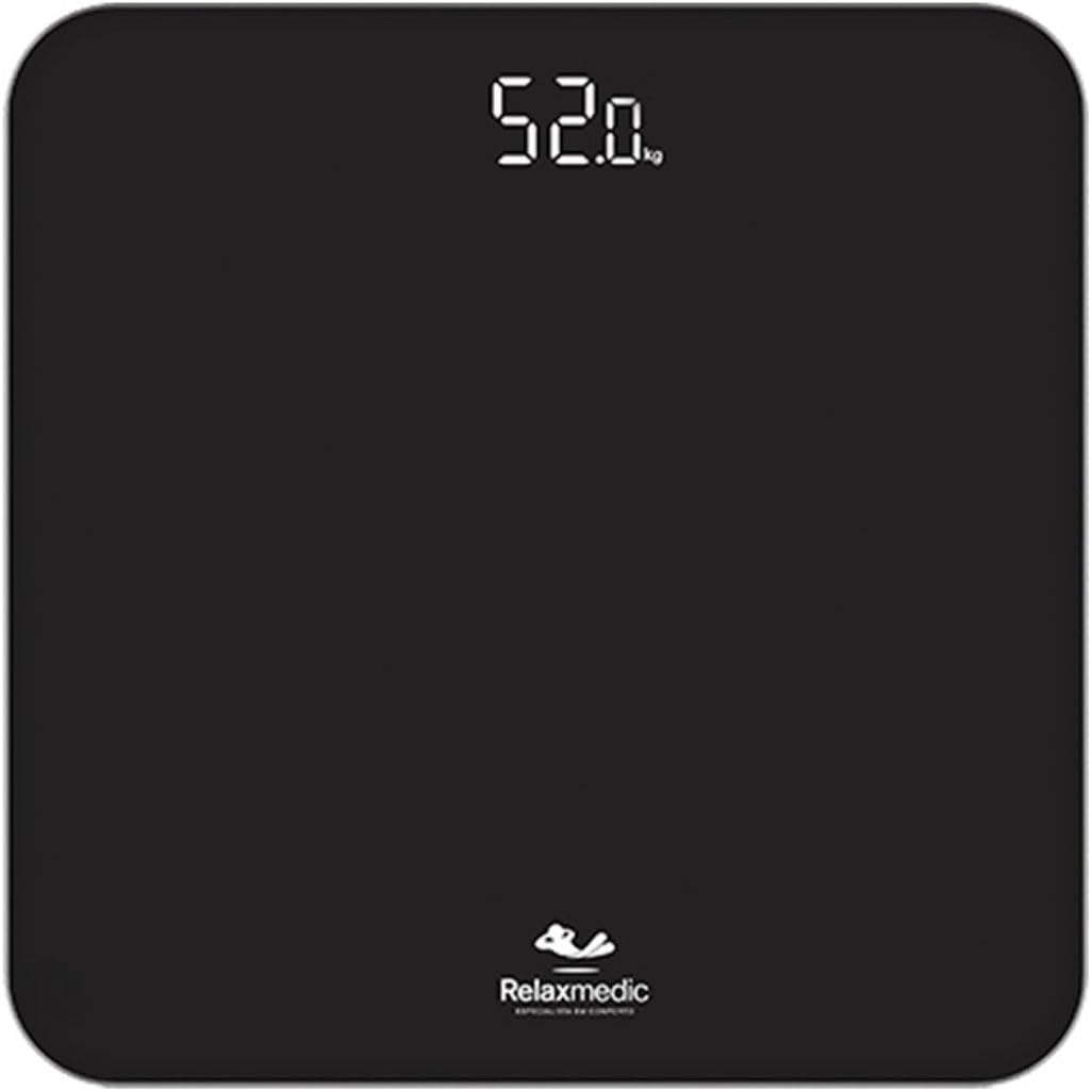 Balança Corporal Digital De Banheiro Ônix 180kg - Relaxmedic